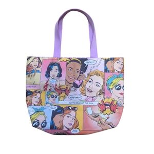 Made From Recycle Beach Bag Comic Style Girls Trip Estee Lauder